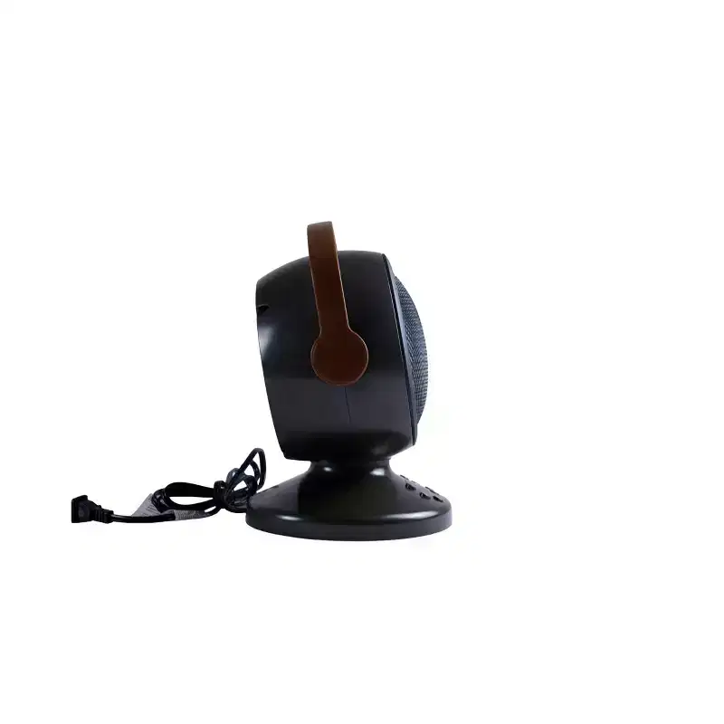 Cascade Portable Heater with Handle Black