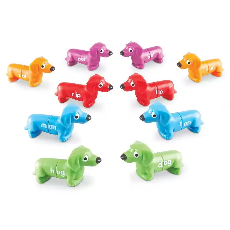 Learning Resources Snap-N-Learn Rhyming Pups Toy - Phonics, Letter Game, Ages 3+