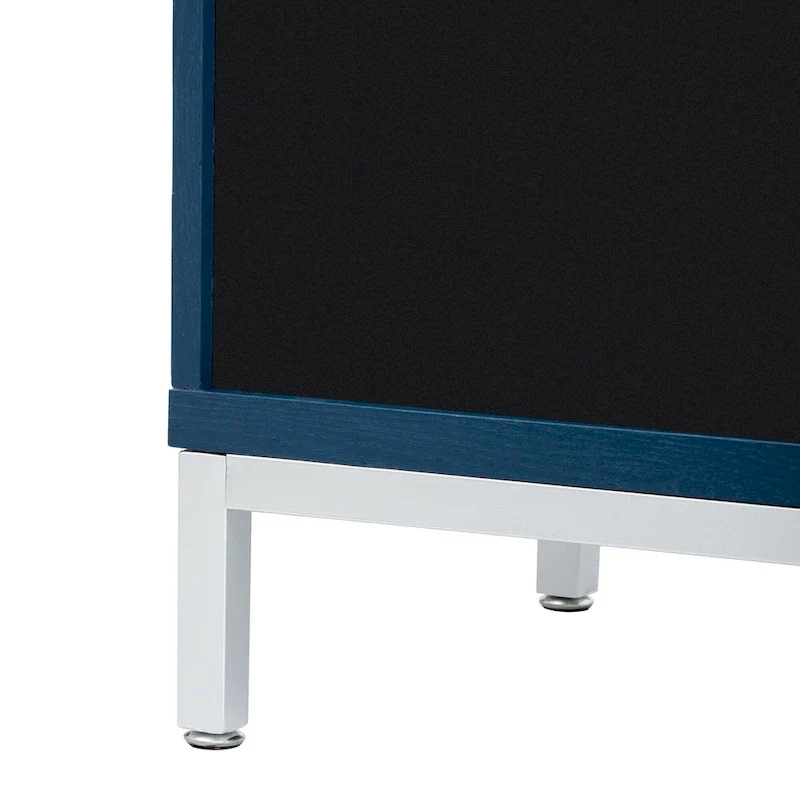 Simple Storage Cabinet Accent Cabinet with Solid Wood Veneer