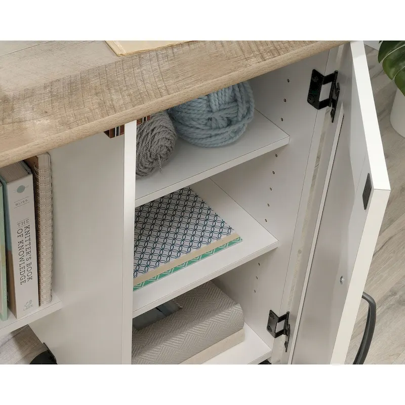Collection Easy Rolling Sewing and Craft Table/Cart