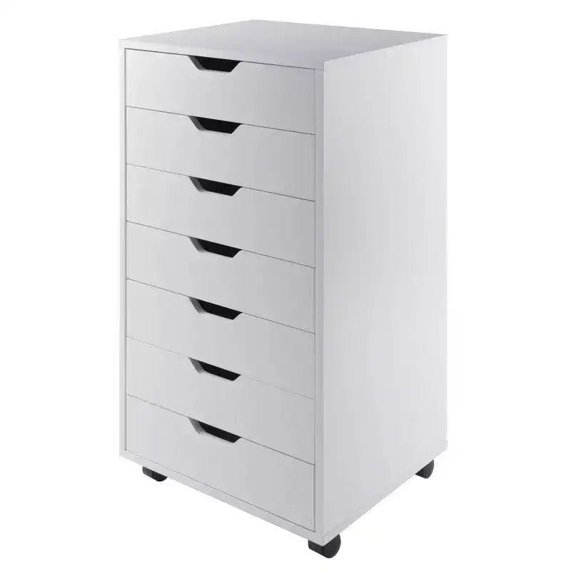7 Drawer Cabinet with Casters -