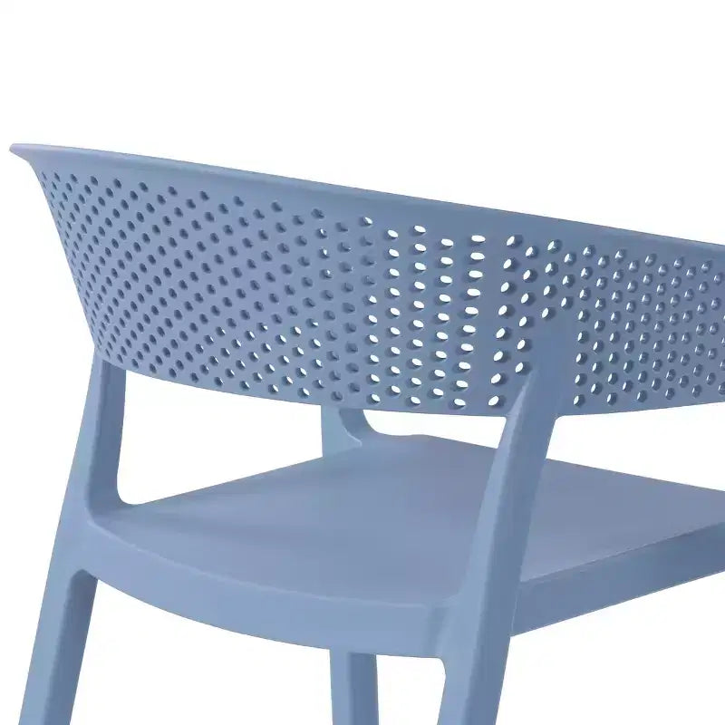 WestinTrends Playa 5-Piece Outdoor Resin Square Patio Dining Table Set with Stackable Patio Dining Chairs