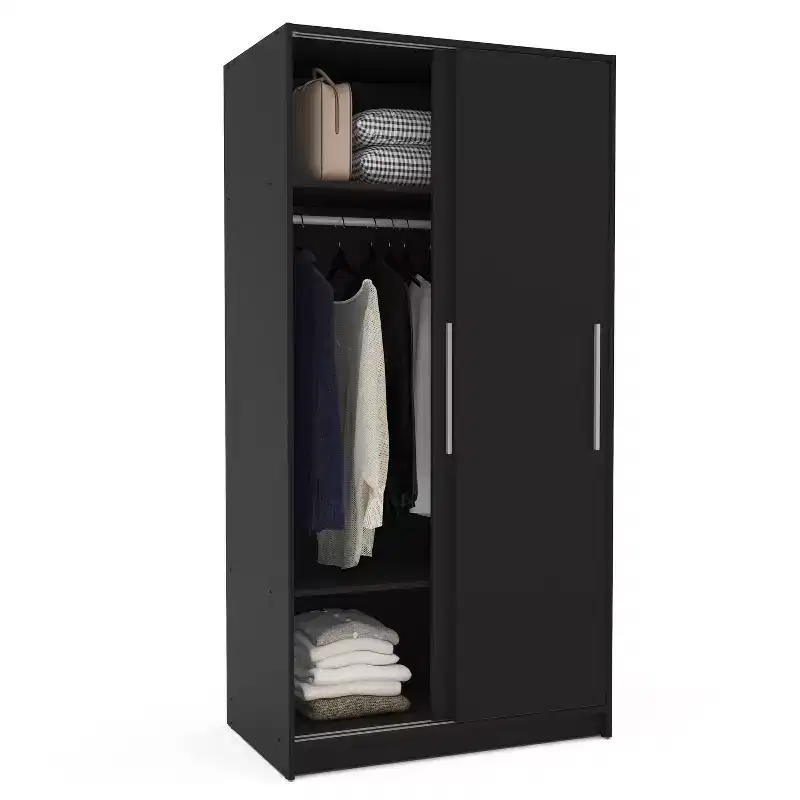 Denmark 2 Clothing Armoire Modern Fixed
