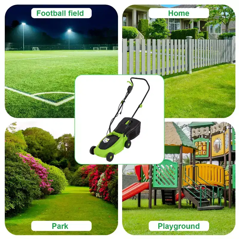 BestMassage Electric Lawn Mower Grass Cutter Machine Corded 12 Amp Dethatcher