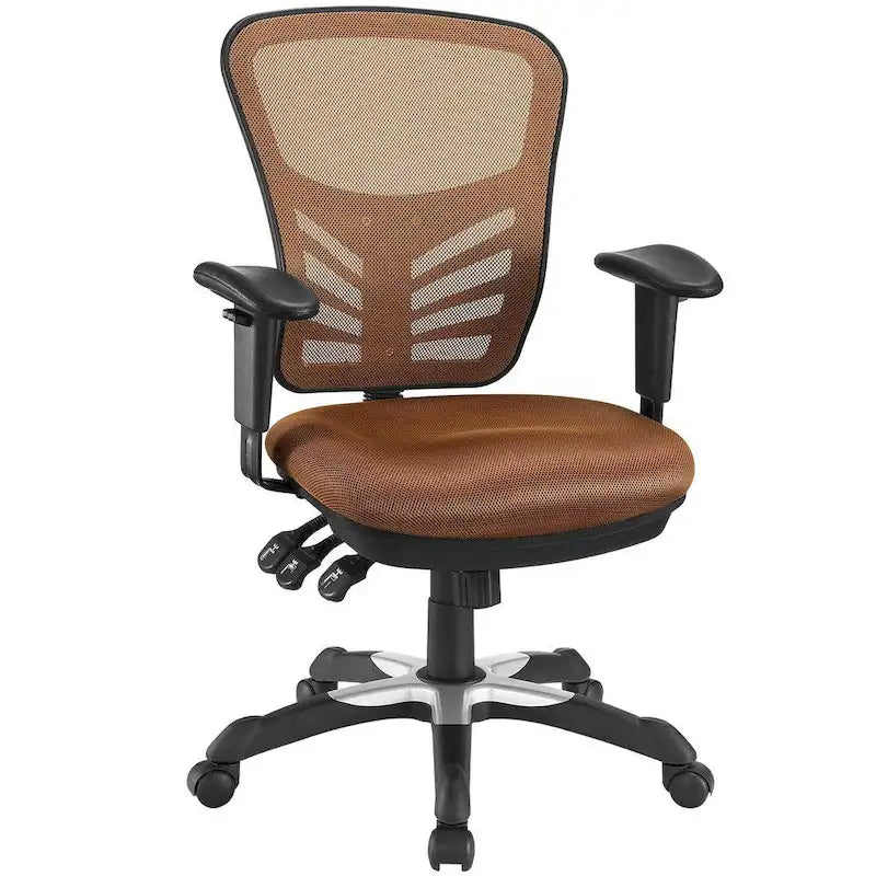 Ergonomic Mesh Office Chair with Adjustable Back & Armrests