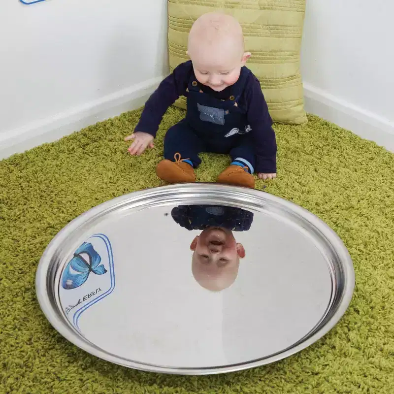 Cosy Sensory Magnetic Mirror Tray - 25.6 Diameter