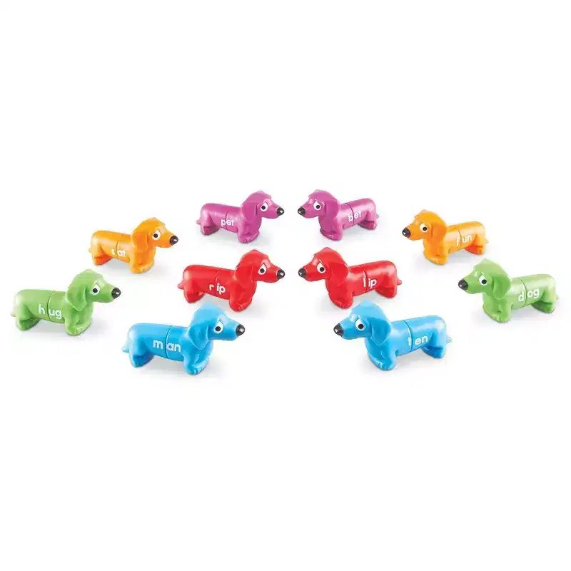 Learning Resources Snap-N-Learn Rhyming Pups Toy - Phonics, Letter Game, Ages 3+