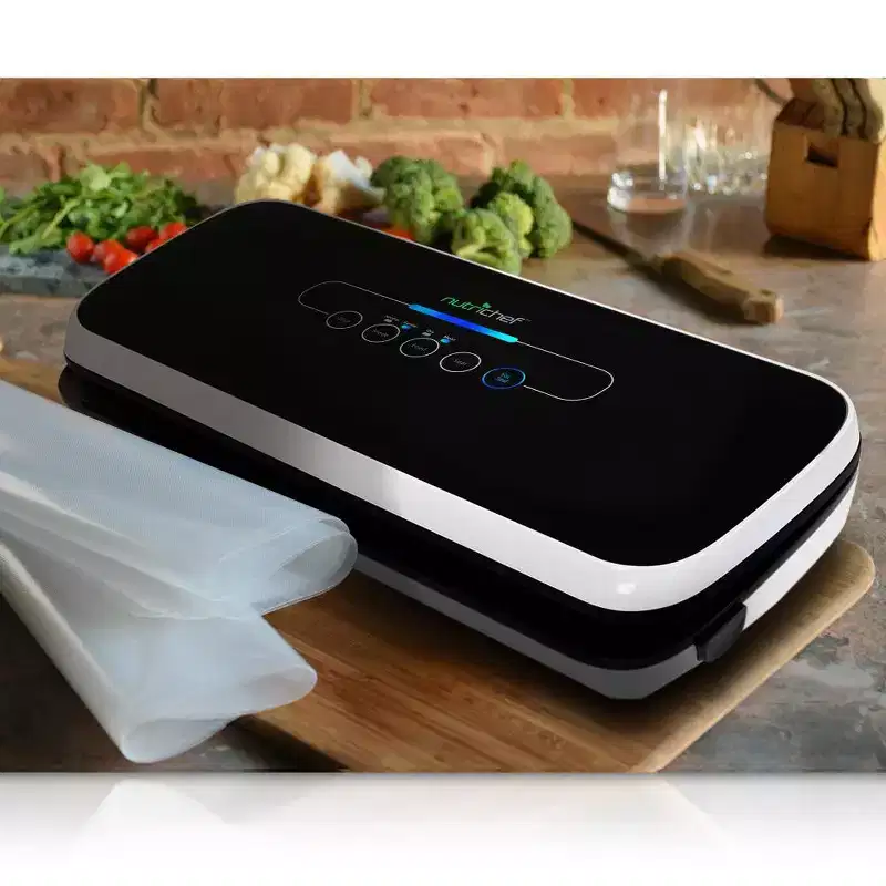 NutriChef Automatic Food Vacuum Sealer with Bottle Stopper