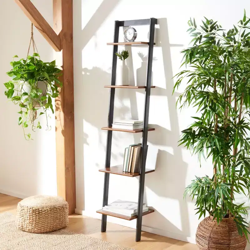 Allaire 5 Tier Leaning Etagere