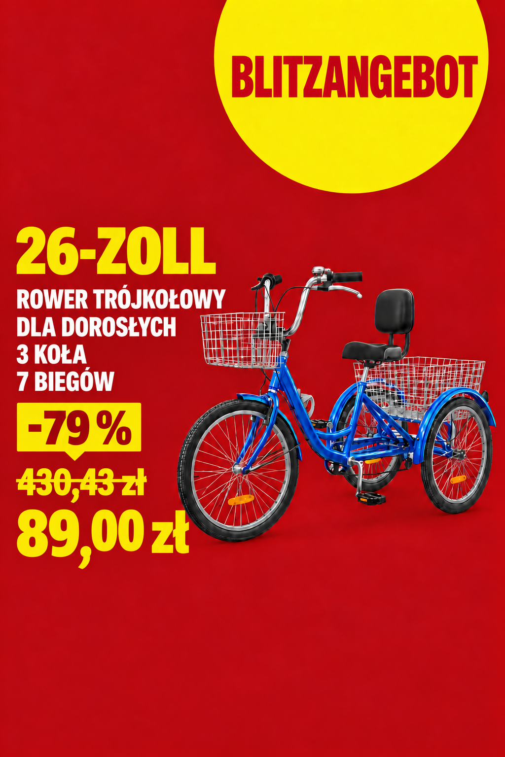 Tous les v&eacute;los &agrave; 3 roues