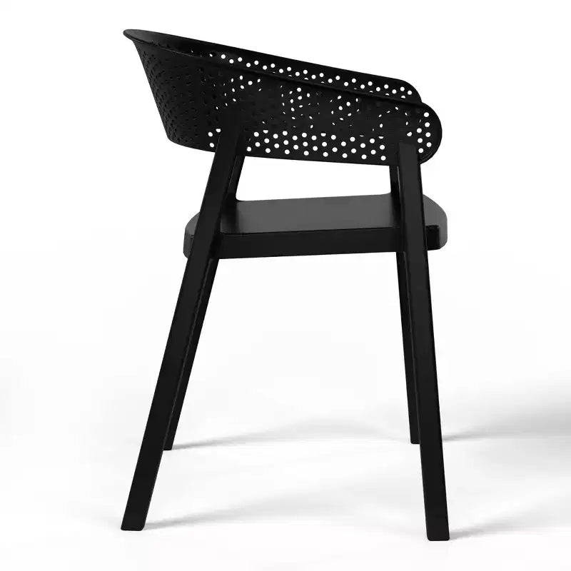 WestinTrends Playa 5-Piece Outdoor Resin Square Patio Dining Table Set with Stackable Patio Dining Chairs