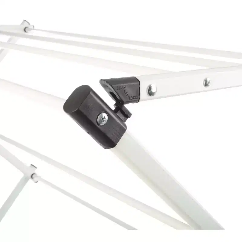 Lavish Home Collapsible Clothes Drying Rack, White