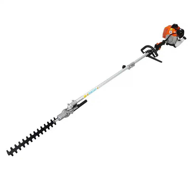 Multi-Functional Trimming Tool With String Trimmer Brush Cutter Pole Saw Full Crank Shaft Design 56CC 2-Cycle Garden Tool