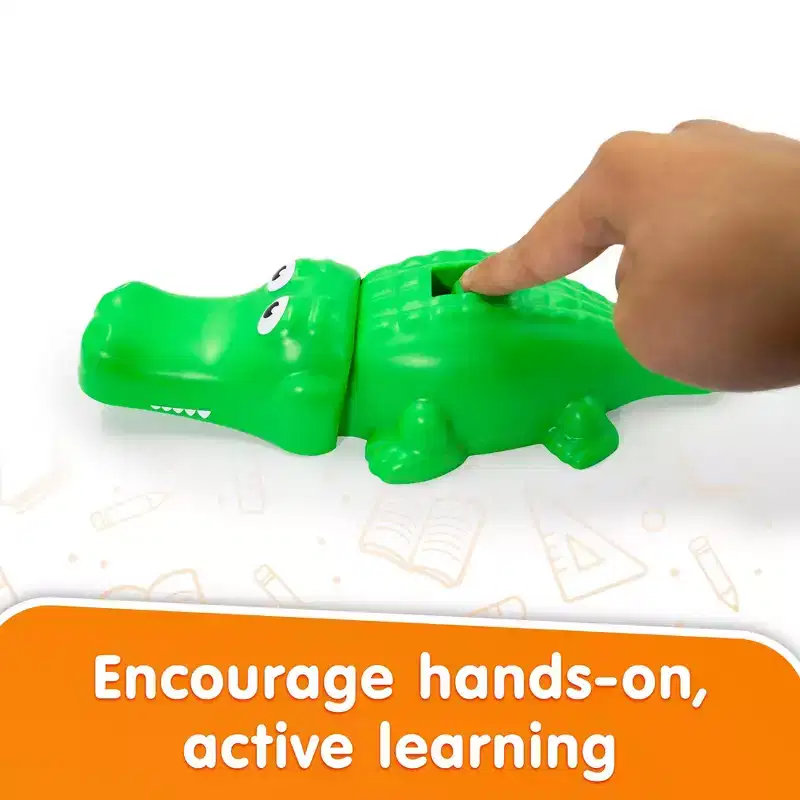 Junior Learning: Crocodile Chomper - Educational Math & Reading Play, Kids 4+