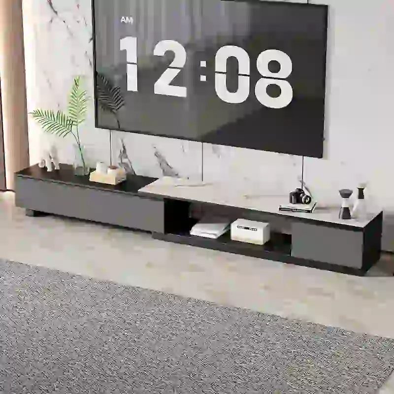 Extendable TV Stand Media Console With 3 Drawers - 75