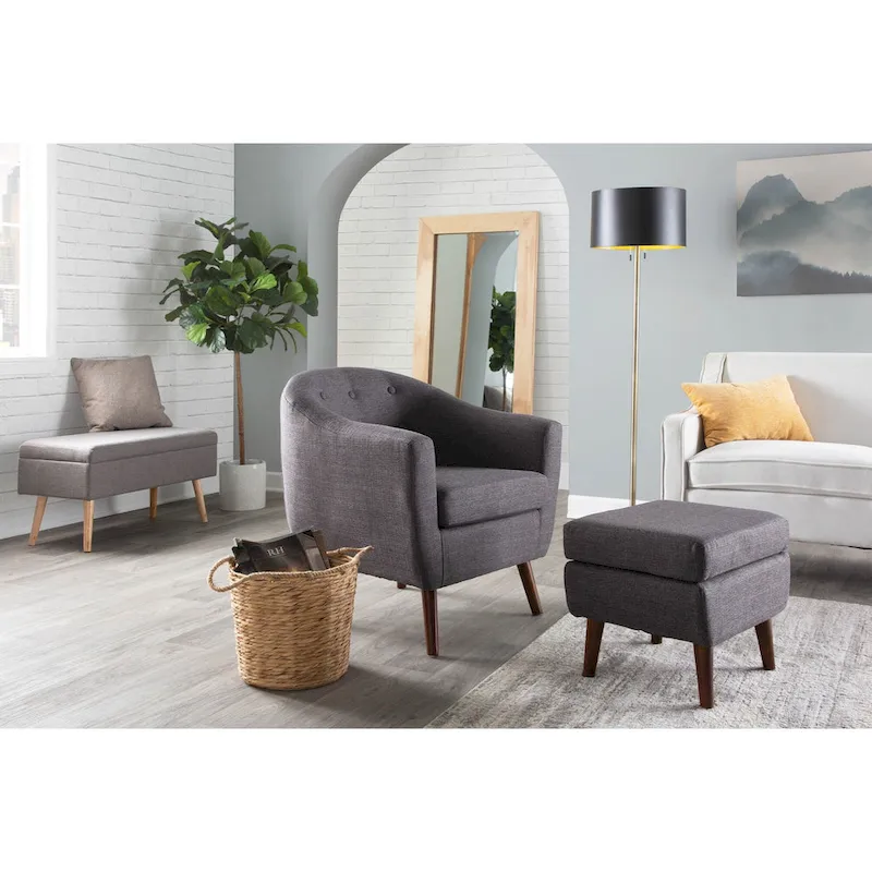 Lieksa Mid-Century Modern Accent Chair