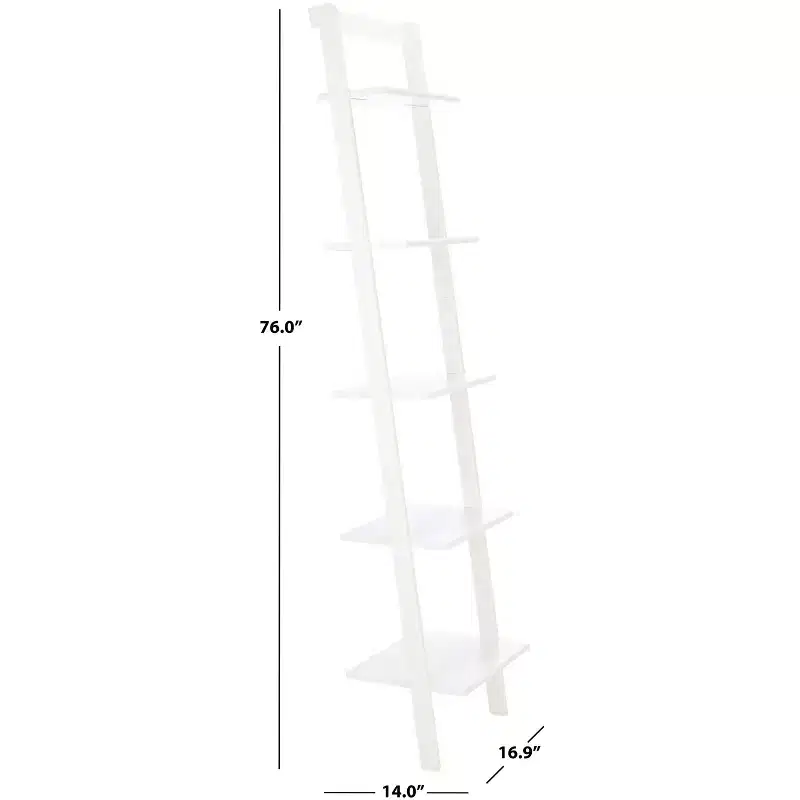 Allaire 5 Tier Leaning Etagere