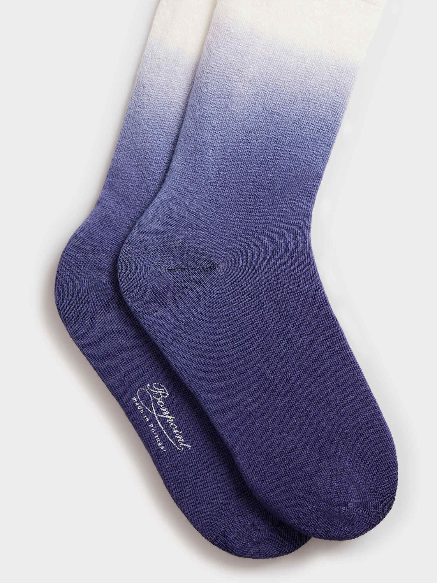 socks in sea blue