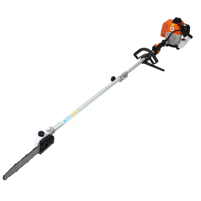 Multi-Functional Trimming Tool With String Trimmer Brush Cutter Pole Saw Full Crank Shaft Design 56CC 2-Cycle Garden Tool