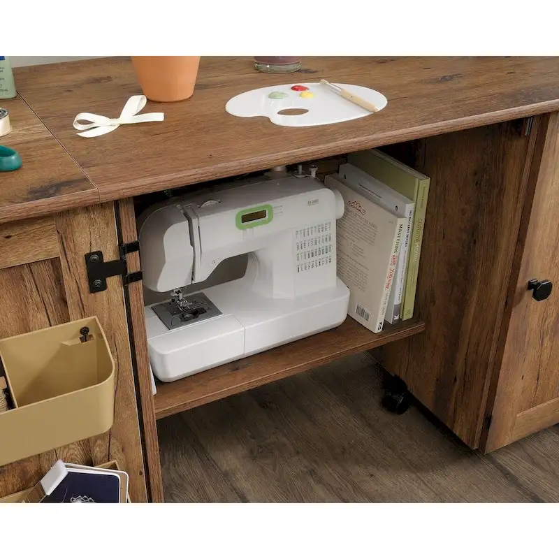 Collection Easy Rolling Sewing and Craft Table/Cart