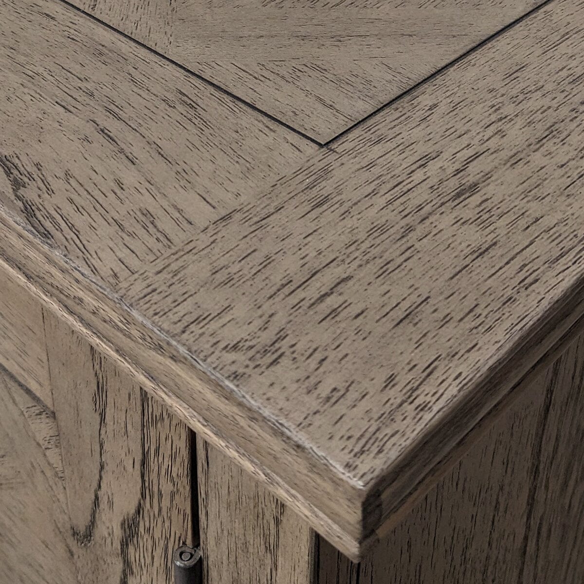 Natural Wood 1 Drawer Bedside Table