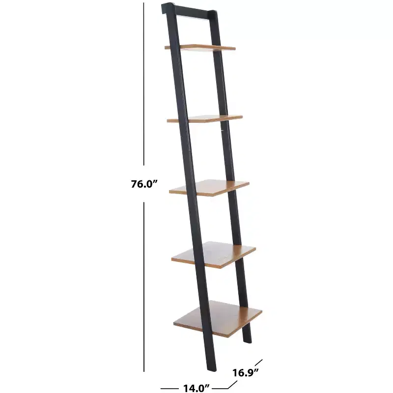 Allaire 5 Tier Leaning Etagere