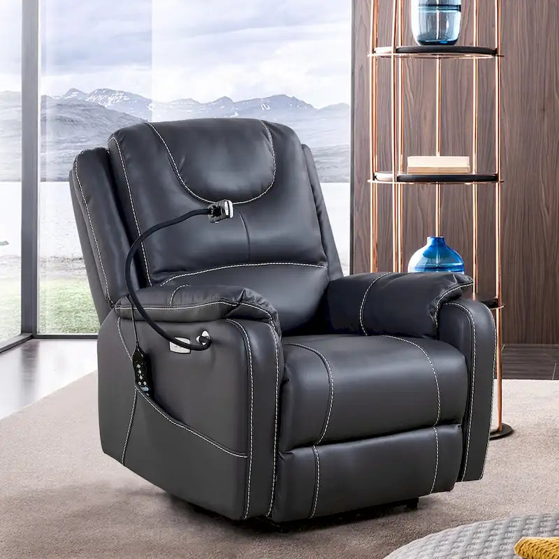 Power Recliner Chair with Massage and USB Charge Ports