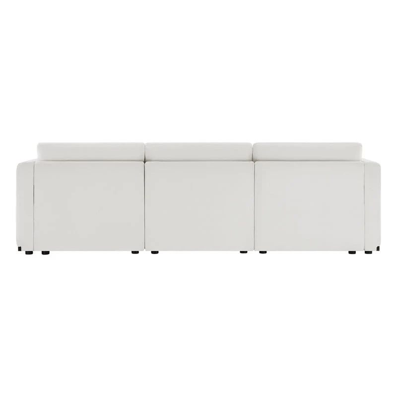 Donna Oversized Modular Sectional Fabric Sofa with Upgraded Wood Base