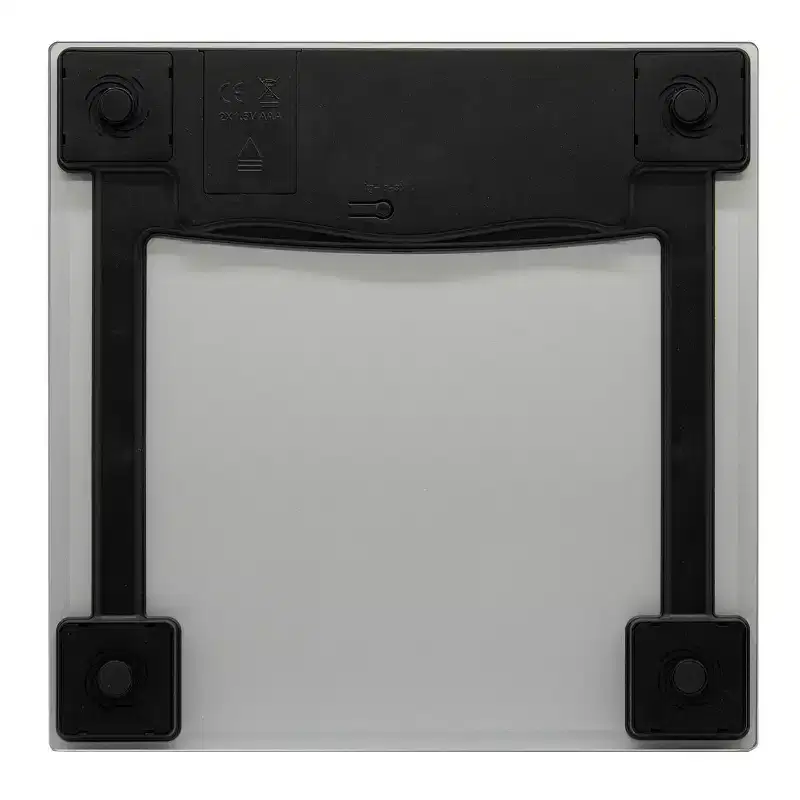 Digital Glass Bathroom Scale Gray/Silver - Taylor