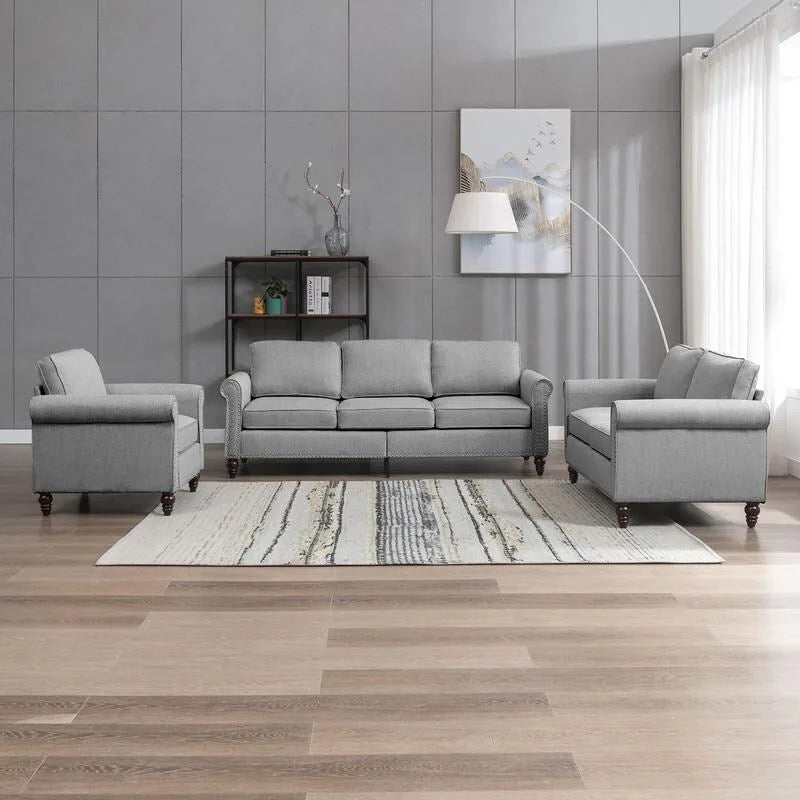 Mixoy Sectional Sleeper Sofa,Single Couch & Loveseat Couch &3 Seater Sofa, DIY Combination for Living Room