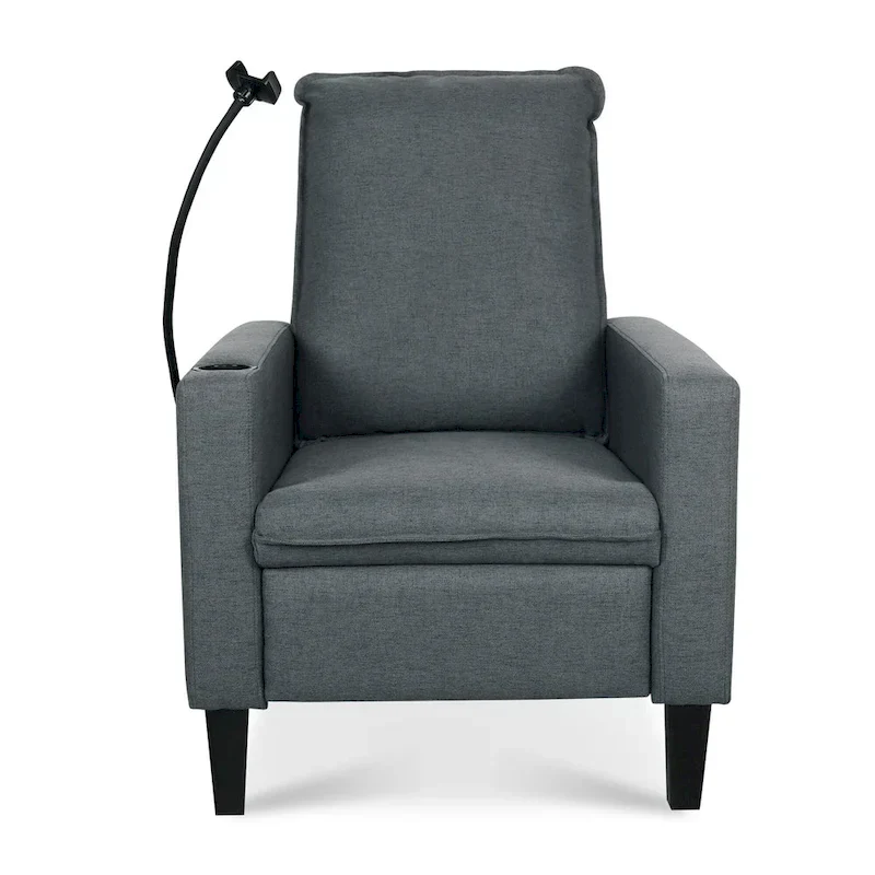 Adjustable Recliner Sofa with Cup Holder and Storage Pocket