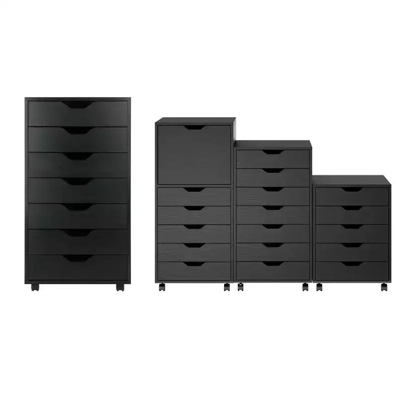 7 Drawer Cabinet with Casters -