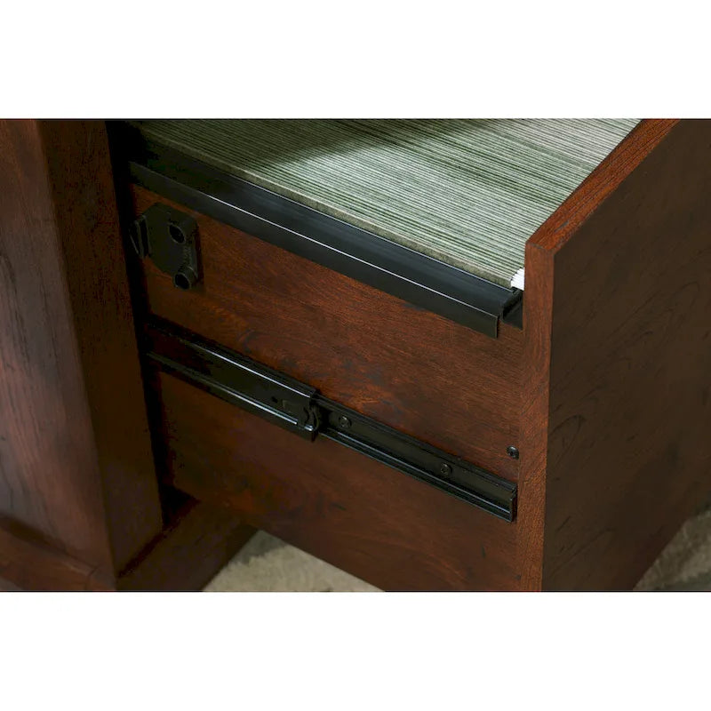60W L-Shaped Office Desk with Storage