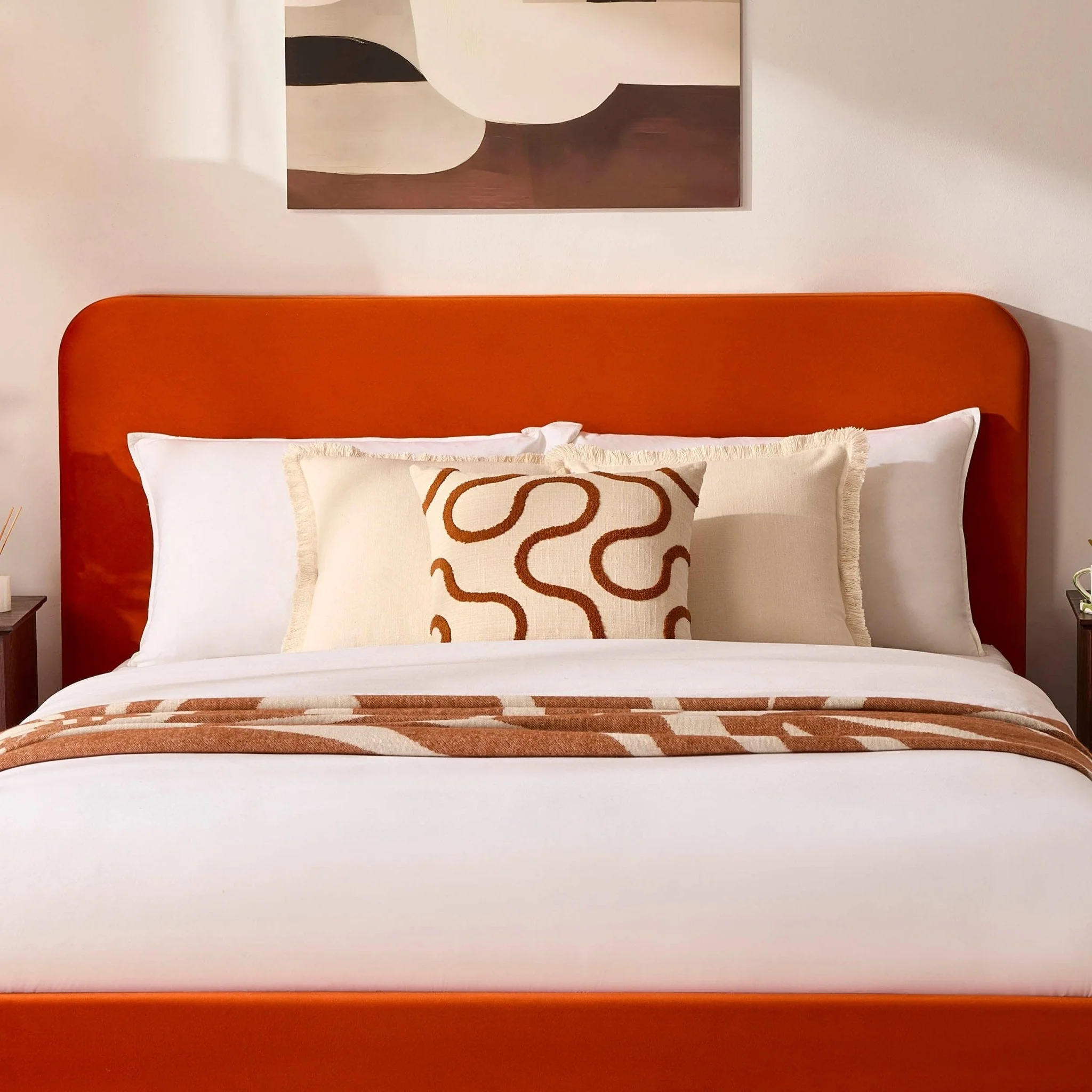 Storage Bed - Bright Orange