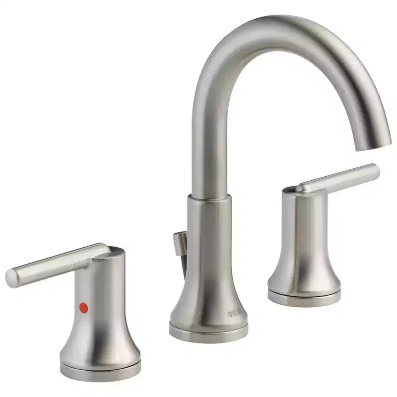 Delta Faucets Trinsic Two Handle Widespread Bathroom Faucet