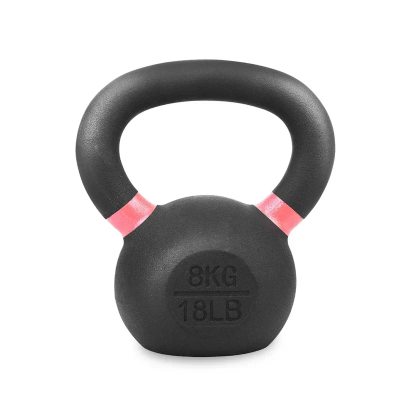 Cast Iron Kettlebells Set ¨C Solid Iron, Rust Resistant Coating, Ergonomic Grip ¨C Full Body Strength & Power Training ¨C Ideal for Home Gyms