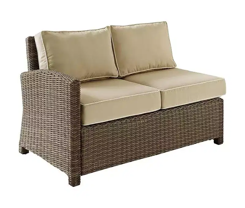 HomeStock Bradenton Outdoor Wicker Sectional Sofa