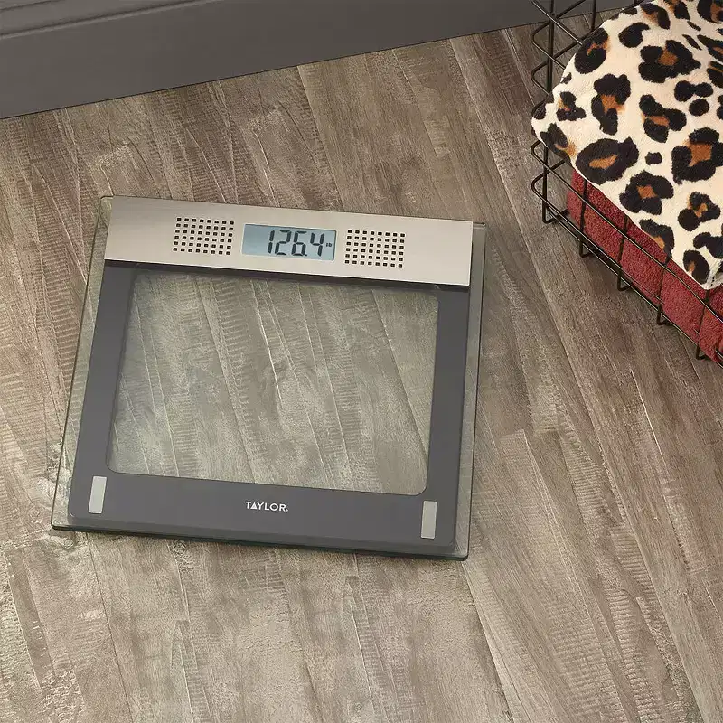 Taylor Precision Products Talking Digital 440-lb Capacity Bathroom Scale