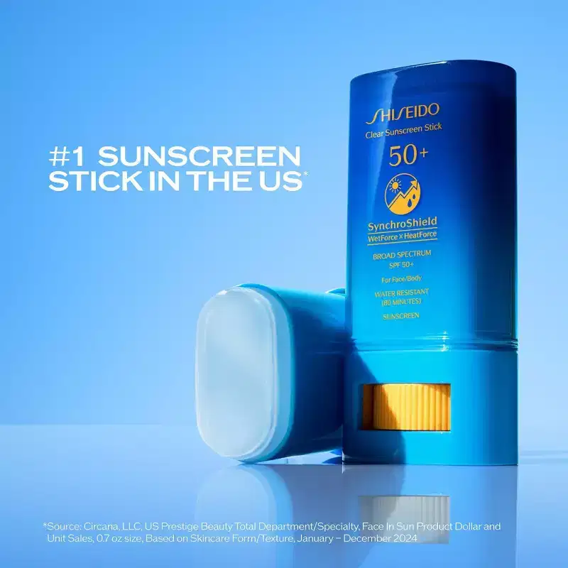 Shiseido Clear Sunscreen Stick SPF 50+ - 0.7oz - Ulta Beauty: For Face, Neck, Scented