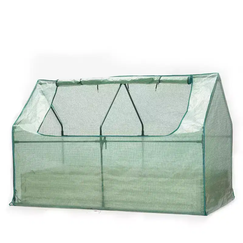 Galvanized Raised Garden Bed Kit with Self-Watering System and Mesh Cover for Vegetables Herbs Flowers