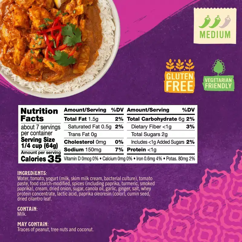 Patak's Less Fat Tikka Masala Cooking Sauce - 15oz