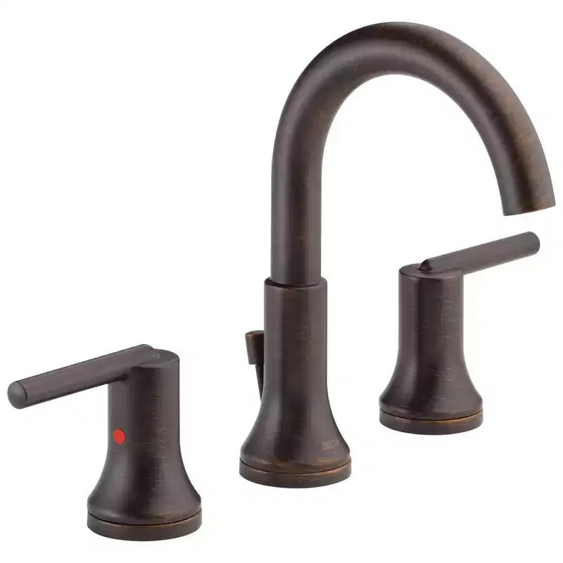 Delta Faucets Trinsic Two Handle Widespread Bathroom Faucet