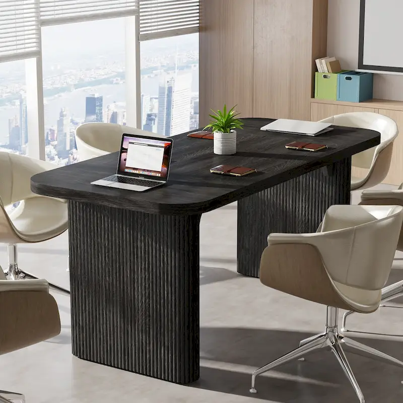 63 Computer Desk for Home Office, Simple Rectangular Writing Table for Study Room Bedroom