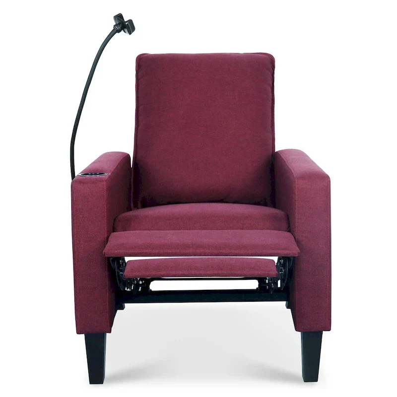 Adjustable Recliner Sofa with Cup Holder and Storage Pocket