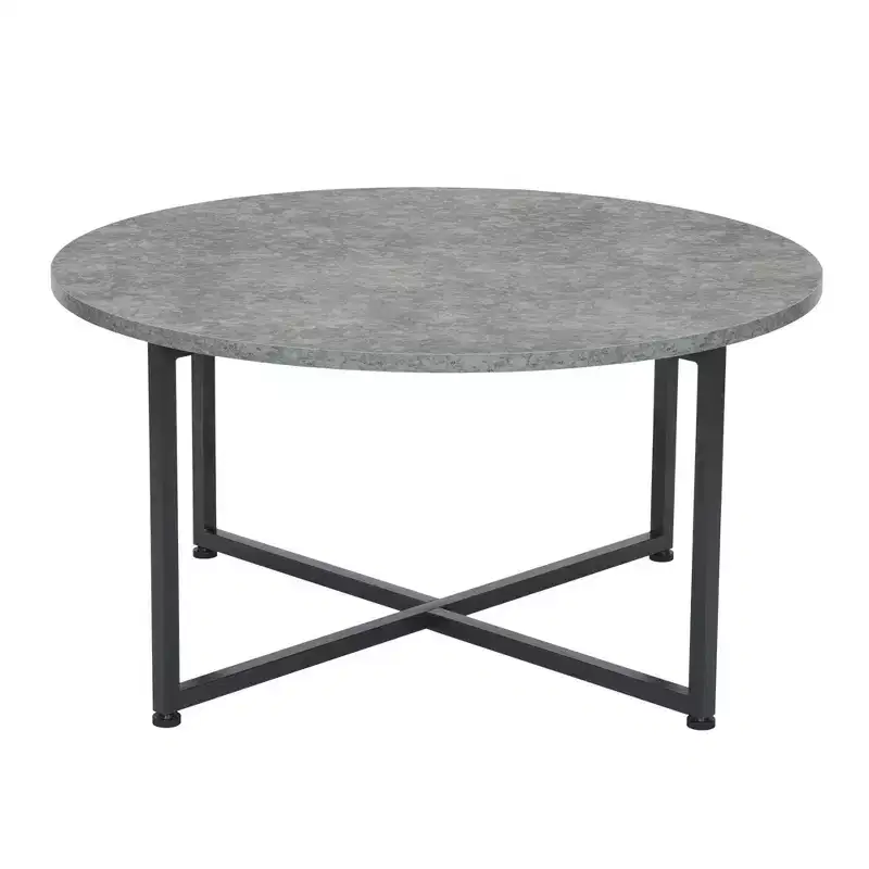 Household Essentials Jamestown Round Coffee Table