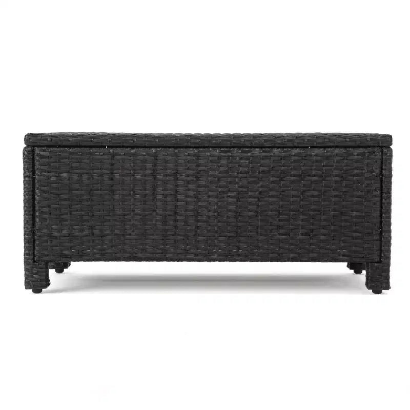 Christopher Knight Home Puerta Outdoor Wicker 4 Seater Chat Set with Cushions