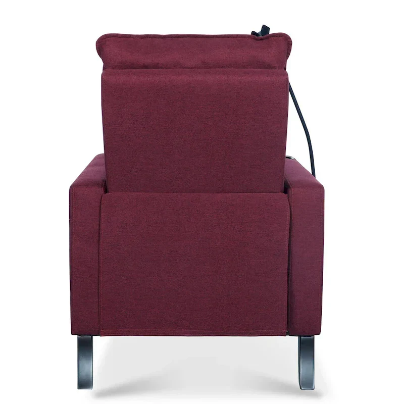 Adjustable Recliner Sofa with Cup Holder and Storage Pocket