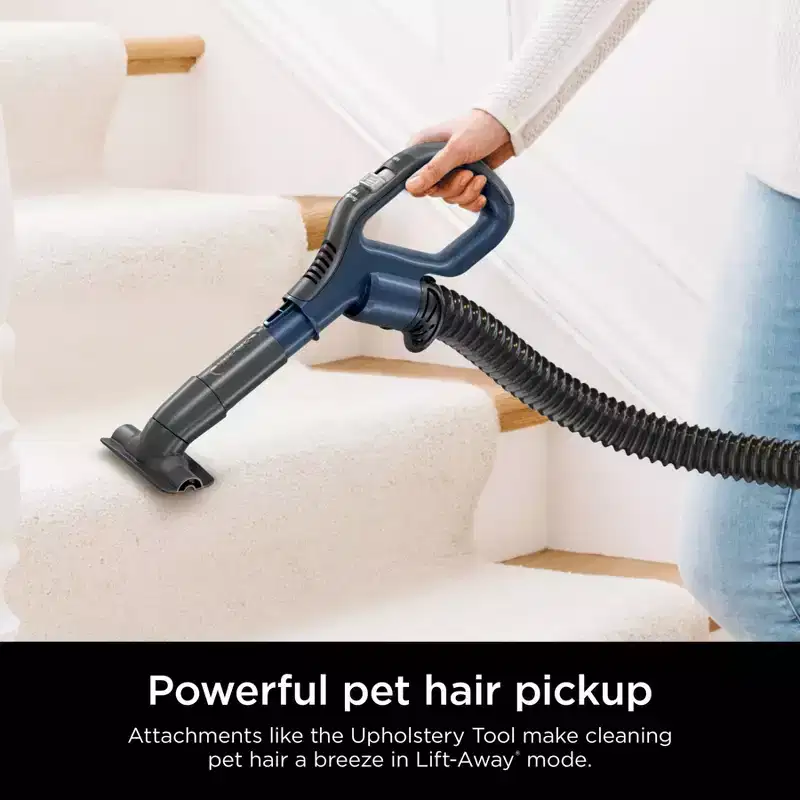 Shark Lift-Away with PowerFins HairPro and Odor Neutralizer Technology Upright Vacuum LA486 12" Cleaning Path