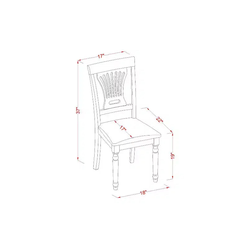 Round Dining Table Set for 2 - Kitchen Table with Chairs - Small Space Dining Furniture