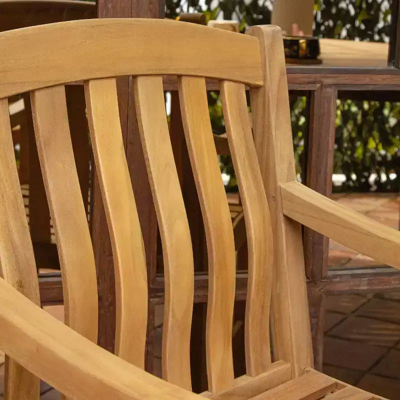 Sonoma Lane Gresham 5pc Teak Wood Outdoor Dining Set - Weather-Resistant